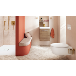 Λεκάνη Kρεμαστή Villeroy & Boch με Kάλυμμα Soft Close 5656R001+9M87S101 Avento Rimless Λευκή